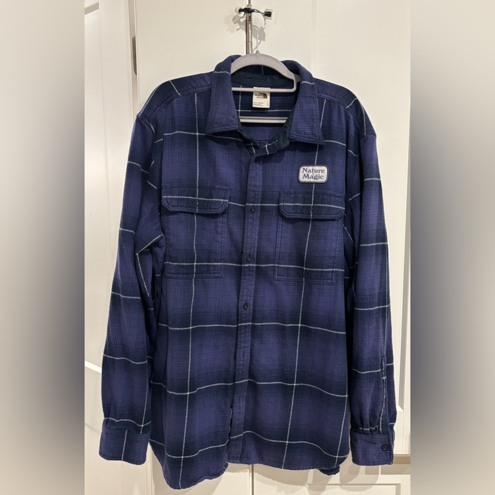 The North Face Nature is Magic Plaid Shirt. Size XL
